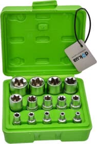 Набор торцевых головок Alloid НГЕ-424K 1/2", 3/8", 1/4" (14 пр.)