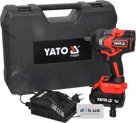 Гайковерт аккумуляторный Yato YT-828071 (1 аккумулятор + ЗУ + чехол)