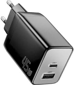 Сетевое зарядное устройство Essager ECT45W ECT45W-LJB01-Z 45 Вт Сетевое зарядное устройство Essager ECT45W ECT45W-LJB01-Z 45 Вт