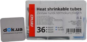 Набор термоусадок Amio 03029 ассорти 36 шт