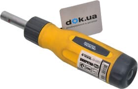 Отвертка реверсивная с набором бит MasterTool 400518