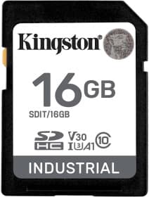Карта памяти Kingston Industrial SDHC 16 ГБ