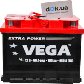 Акумулятор VEGA 6 CT-60-R Extra Power v60048013