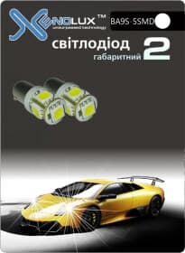 Автолампа Xenolux T4W BA9s 0,85 W оранжевая 20047