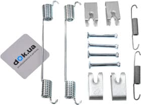 Монтажный комплект барабанных тормозных колодок Монтажный комплект барабанных тормозных колодок