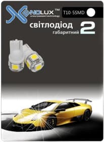 Автолампа Xenolux T10 W2,1x9,5d 0,85 W зелёная 20104