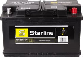 Аккумулятор Starline 6 CT-80-R BASL80AGM