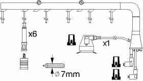 Комплект проводов зажигания