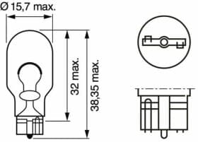 Лампа ближнього світла Bosch 1 987 302 249