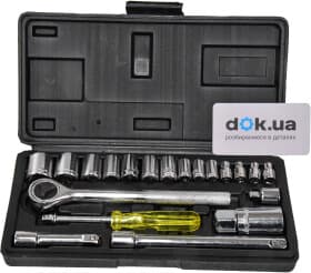 Набор торцевых головок и комплектующих Grad 6003055 1/4", 3/8" (20 пр.)