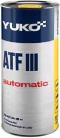 Трансмиссионное масло Yuko ATF III полусинтетическое Трансмиссионное масло Yuko ATF III полусинтетическое