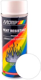 Аерозольна фарба Motip біла термостійка 400 мл Аерозольна фарба Motip біла термостійка 400 мл