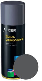 Аэрозольная краска Slider темно-серый RAL 7024 глянцевая 400 мл