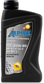 Трансмиссионное масло Alpine TDL GL-4 / 5 MT-1 80W-90 синтетическое