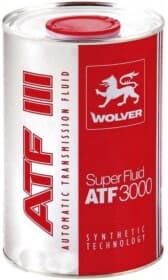 Трансмиссионное масло Wolver Super Fluid ATF 3000 полусинтетическое