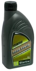 Трансмісійна олива Starline Gear Synto GL-4+ 75W-90 синтетична