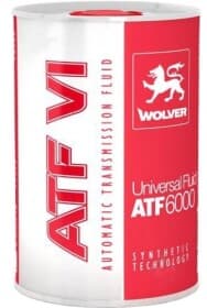 Трансмиссионное масло Wolver Super Fluid ATF 6000 синтетическое