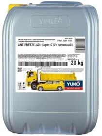 Готовый антифриз Yuko Super G12+ красный -40 °C