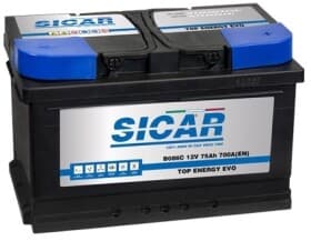 Аккумулятор Sicar 6 CT-75-R Top Energy Evo B086C Аккумулятор Sicar 6 CT-75-R Top Energy Evo B086C