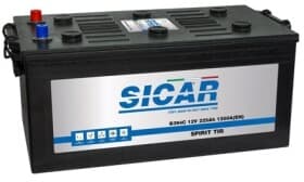 Аккумулятор Sicar 6 CT-225-L Spirit TIR B394C