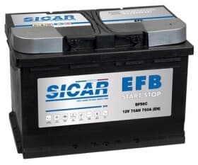 Акумулятор Sicar 6 CT-70-R EFB Start Stop BF56C