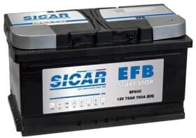 Аккумулятор Sicar 6 CT-75-R EFB Start Stop BF60C Аккумулятор Sicar 6 CT-75-R EFB Start Stop BF60C