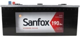 Аккумулятор Sanfox 6 CT-190-L Overwork Defend AKBGU1032