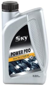 Трансмиссионное масло SKY Power Pro GL-4 MT-1 75W-90 полусинтетическое Трансмиссионное масло SKY Power Pro GL-4 MT-1 75W-90 полусинтетическое