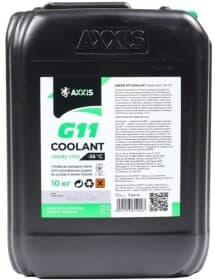 Готовый антифриз Axxis Coolant Ready-Mix G11 зеленый -36 °C