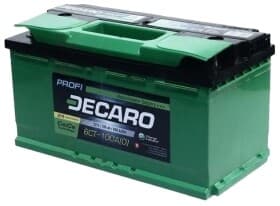 Аккумулятор DECARO 6 CT-100-R Profi 61000pro
