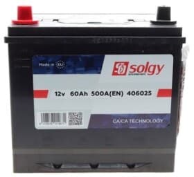 Аккумулятор Solgy 6 CT-60-L 406025