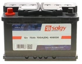 Акумулятор Solgy 6 CT-75-L 406026