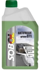 Готовый антифриз Sobol G11 зеленый -30 °C