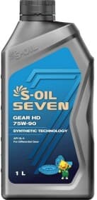 Трансмиссионное масло S-Oil Seven Gear HD GL-5 75W-90 синтетическое
