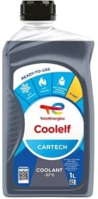 Готовый антифриз Total Coolelf Cartech сине-зеленый -37 °C