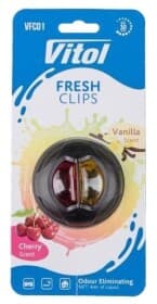 Ароматизатор Vitol Fresh Clips Cherry + Vanilla 3 мл