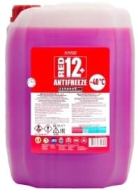 Готовий антифриз Xado (пластик) G12+ червоний -40 °C