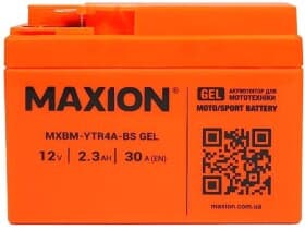 Акумулятор Maxion 6 CT-2,3-L MXBM-YTR4A-BSGEL
