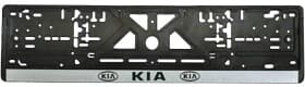 Рамка номерного знака Vitol 18350 колір чорний на KIA