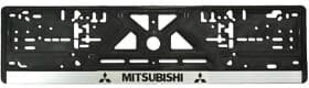Рамка номерного знака Vitol 3391 цвет черный на Mitsubishi