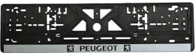 Рамка номерного знака Vitol 18424 цвет черный на Peugeot