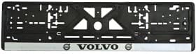Рамка номерного знака Vitol 18472 колір чорний на Volvo