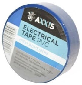 Ізоляційна стрічка Axxis 48391046564 синя ПВХ 19 мм x 10 м