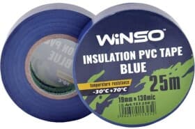 Ізоляційна стрічка Winso 153250 синя ПВХ 19 мм х 25 м