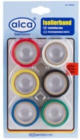 Набір ізоляційної стрічки Alca 554000 ассорті ПВХ 6 шт