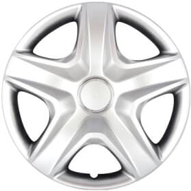 Комплект колпаков на колеса SJS 418 серебристый