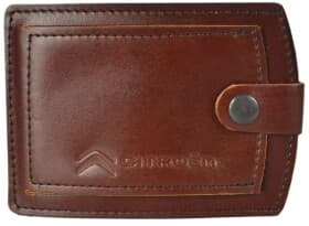 Обложка для прав и техпаспорта Poputchik 5072-027P с логотипом Citroen цвет коричневый