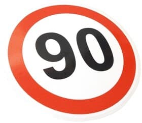 Наклейка Tempest 90 км/ч