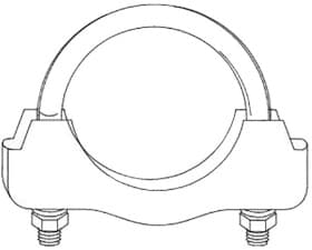 Хомут MTS 028188 стремянка (U-образный) 1 шт