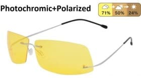 Универсальные очки для вождения Autoenjoy Profi-Photochromic LF02,2YWOW прямоугольные